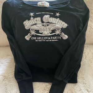 Juicy Couture Black Long Sleeve Tee